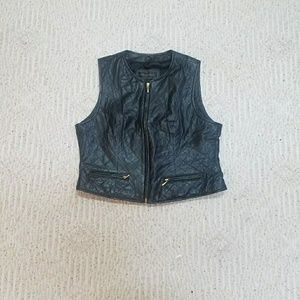 Really Nice Quilted Italian Leather Vest
